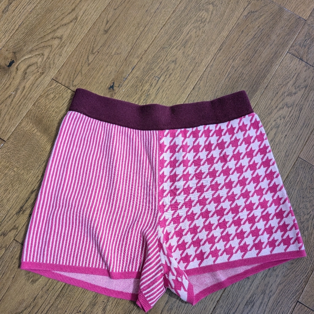 Anthropologie Dolan Sierra Lounge Knit Pink Shorts sz S